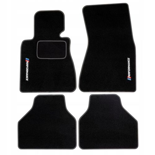 Dywaniki welurowe LOGO M BMW 7 E65 2002-2008 na Arena.pl