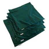 Poszewka 45x45 cm Aksamitna Butelkowa Zieleń 4 szt