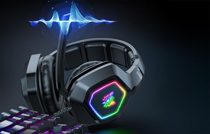 ONIKUMA PRZEWODOWE SŁUCHAWKI GAMINGOWE K10 NAUSZNE Z MIKROFONEM 2,2M ANC zdjęcie 8