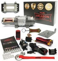 1,6T WYCIĄGARKA DRAGON 12V ELEKTRYCZNA WCIĄGARKA linowa pługa quada +pilot
