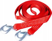 Lina holownicza linka do holowania taśmowa 4500 kg 35mm 5m AMIO-02012