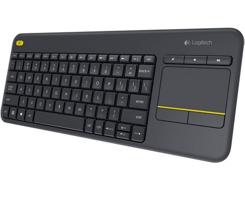Logitech K400 Plus Wireless Touch Keyboard Czarna na Arena.pl