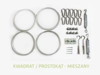 KWADRAT / PROSTOKĄT - ZESTAW MONTAŻOWY MIESZANY