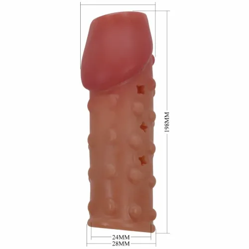 pretty love bi-026274mw anatomiczna nakładka intymna tpe transparentna na Arena.pl