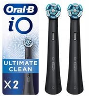 2x KOŃCÓWKA ORAL-B IO BLACK ULTIMATE CARE BLACK DO SZCZOTECZKI MAGNETYCZNEJ