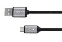 kabel usb 2.0v-wtyk typu c 1m - ss4320-usb 2