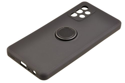 Etui Pastel Ring do Samsung Galaxy A72 czarny na Arena.pl