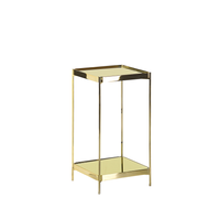 Stolik pomocniczy duży złoty ALSEA