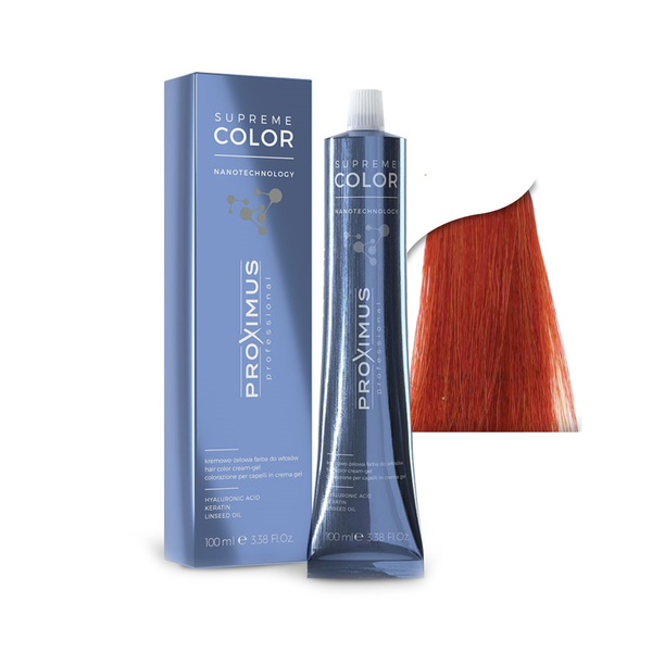 PROXIMUS Farba do włosów SUPREME COLOR NANOTECHNOLOGY - 7,44 zdjęcie 1