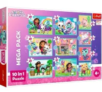 Puzzle dla dzieci 10w1 W świecie Gabi Trefl - 10 układanek w jednym pudełku