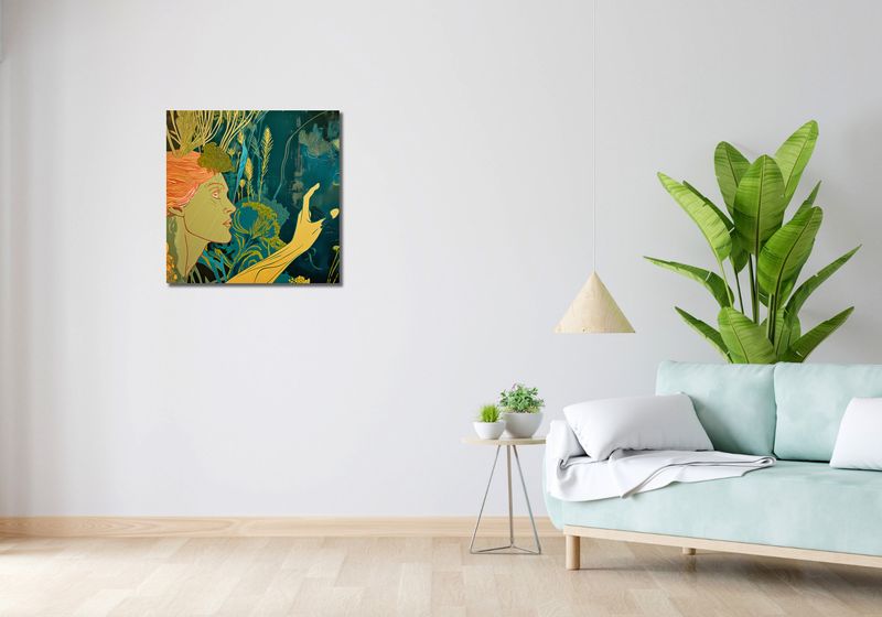 Obraz 60x60cm Wezwanie do Flory zdjęcie 2