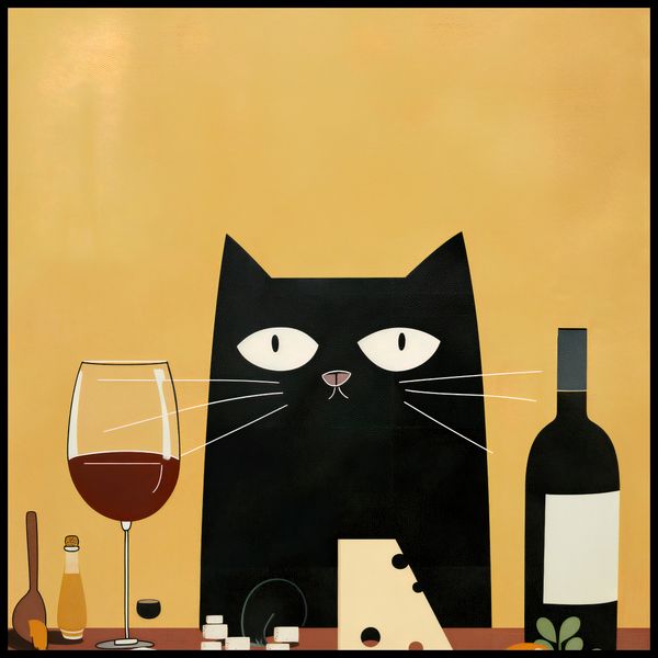Plakat 80x80cm Gastronomiczna Uczta zdjęcie 2