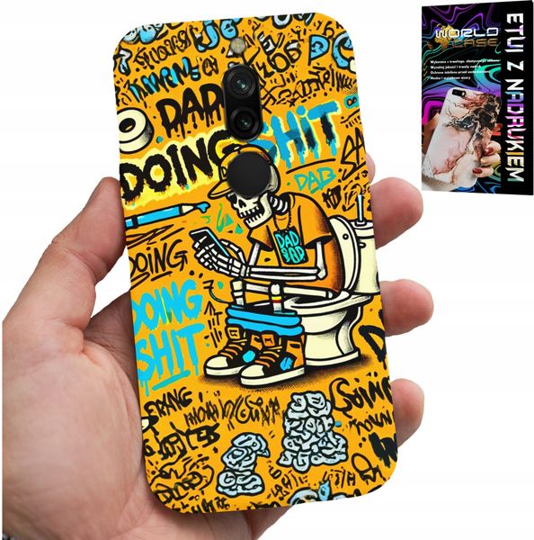 ETUI DO XIAOMI REDMI 8 - DOING SHIT KOŚCIOTRUP NA KIBLU CASE zdjęcie 1