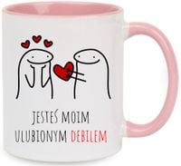 KUBEK PREZENT DLA DZIEWCZYNY KOLEŻANKI CHŁOPAKA NA WALENTYNKI URODZINY