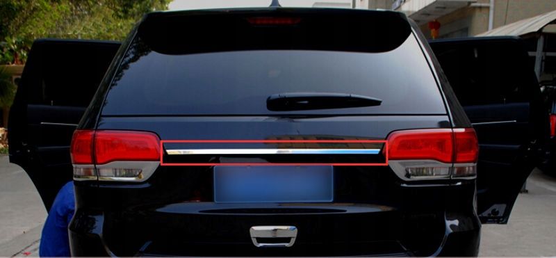 Citroen C4 III 2020+ - Listwa Chrom Chromowana Klapę NAD TABLICE zdjęcie 5