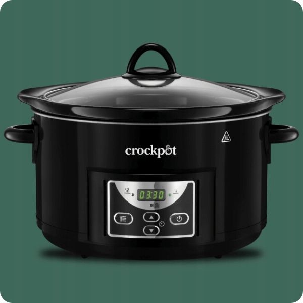 Wolnowar CrockPot 4,7l cyfrowy, misa kamionkowa Garnek Elektryczny zdjęcie 15