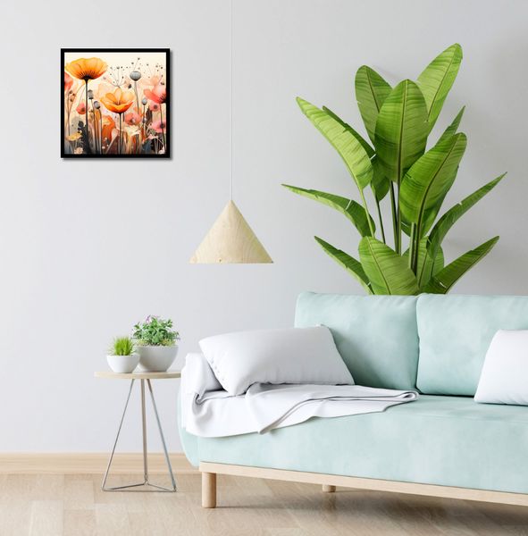 Plakat 40x40cm Taneczne Maki zdjęcie 4