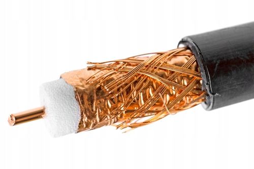 KABEL KONCENTRYCZNY PRZEWÓD ANTENOWY ŻEL CZARNY CU ZIEMNY MIEDŹ VAYOX 15m na Arena.pl