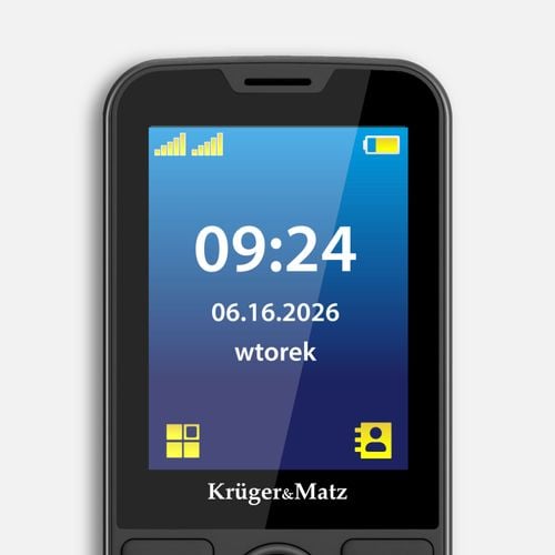 Telefon GSM dla seniora Kruger&Matz Simple 924 na Arena.pl