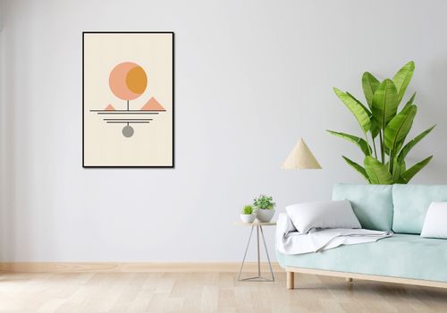 Plakat 68x101cm Geometryczna Utopia na Arena.pl