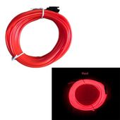 Neon Taśma Neonowa Led Do Dekoracji Wnętrza Samochodu 3M/12V Czerwona