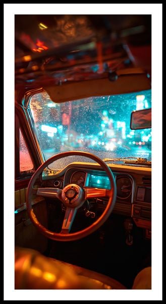 Plakat 50x100cm Nocny Kierowca zdjęcie 3