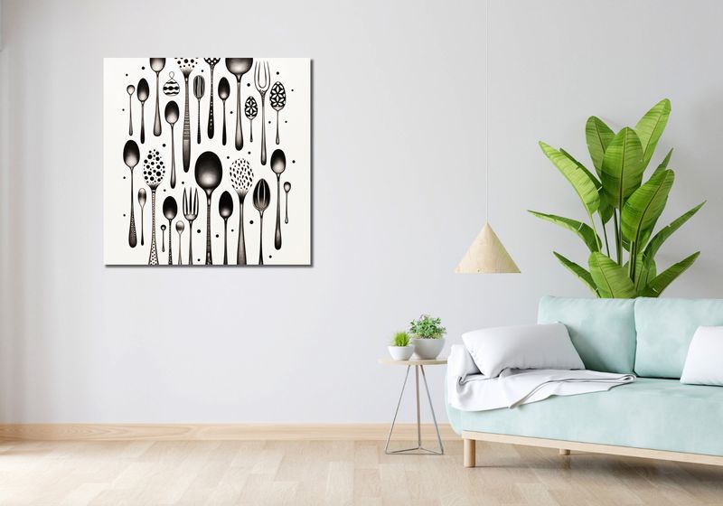 Obraz 90x90cm Narzędzia Smaku zdjęcie 2