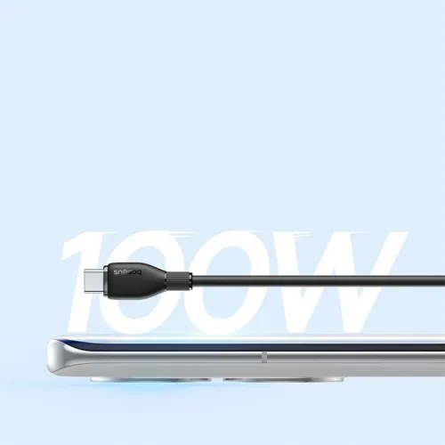 kabel baseus pudding series 100w usb-a - usb-c 2m - czarny na Arena.pl