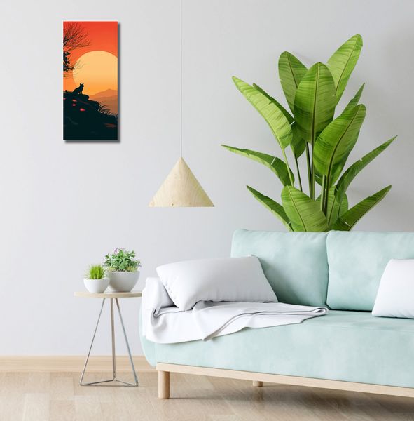 Obraz 20x50cm Kocie Wzgórze zdjęcie 2