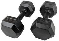 Zestaw hantli żeliwnych hexagonalnych HEX 2 x 12,5 kg