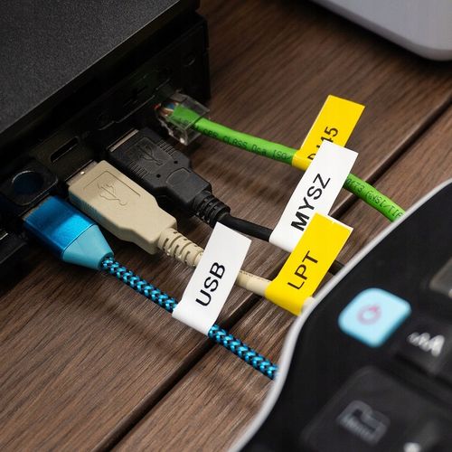 Drukarka etykiet DYMO LabelManager 160 LM160 + 5 taśm D1 45013 biała 12mm na Arena.pl