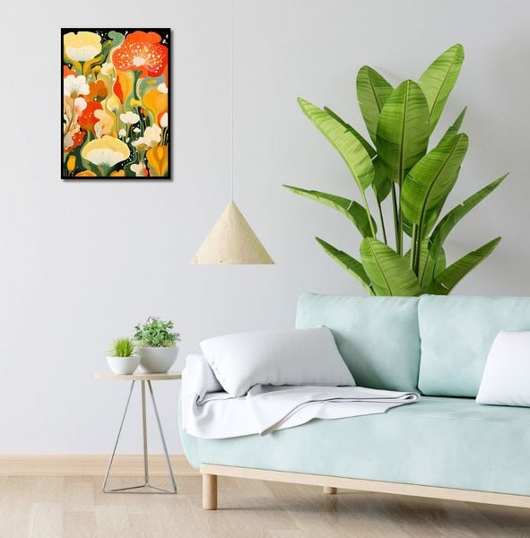 Plakat 40x55cm Kwiatowy Raj zdjęcie 4