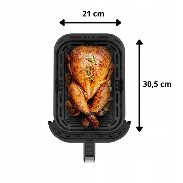 Frytkownica Beztłuszczowa Air Fryer 8L Frytownica BYRGEN Duża Misa XXL zdjęcie 15
