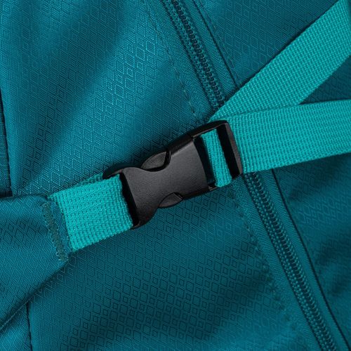 pojemny plecak z poliestru w niebieskim kolorze z licznymi dodatkowymi na Arena.pl