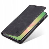 Etui z klapką Spacecase do Samsung Galaxy A37 czarny