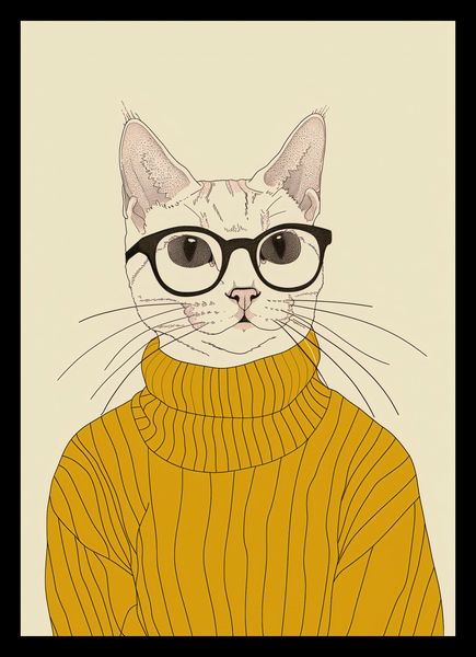 Plakat 21x29,7cm Intelektualista zdjęcie 2