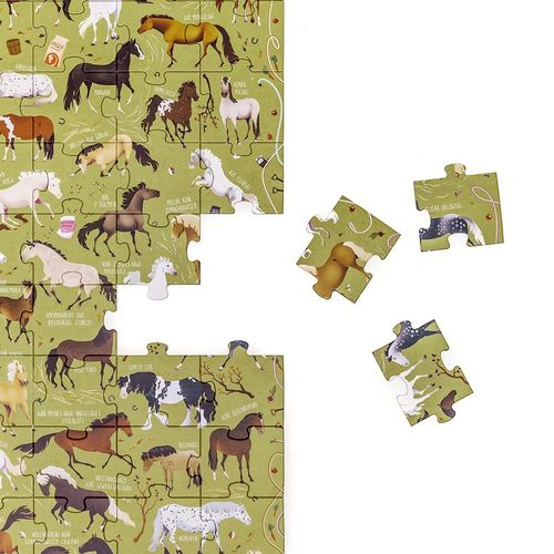 Puzzle 60 Elementów Puzzlove - Konie na Arena.pl