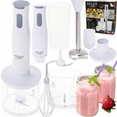 BLENDER RĘCZNY WIELOFUNKCYJNY MIKSER MALAKSER 800W OSTRZA STAL NIERDZEWNA