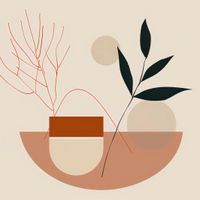 Plakat 60x60cm Botaniczna Przymiarka