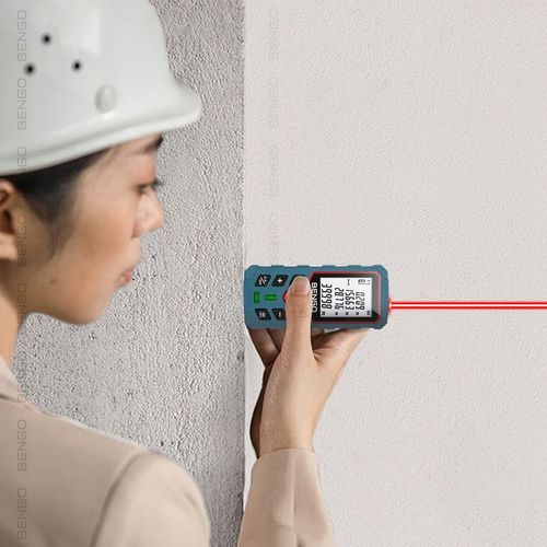 DALMIERZ LASEROWY 50m MIERNIK ODLEGŁOŚCI CYFROWY kątomierz poziomica na Arena.pl