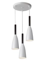 Lampa sufitowa metalowa klosz wisząca AT23-3SZ-White