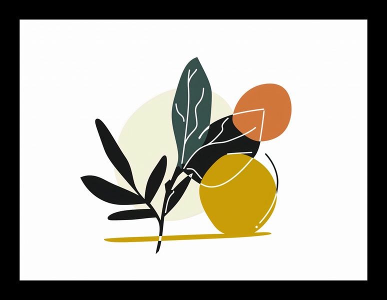 Plakat 20x15cm Elegancka Flora zdjęcie 2