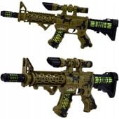 KARABIN PISTOLET ZABAWKA DŹWIĘK SYGNAŁOWY DLA DZIECI DŹWIĘKOWY ŚWIECI