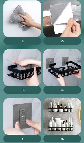 Półka Wisząca Łazienkowa Pod Prysznic 2Szt Loft na Arena.pl