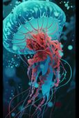 Plakat 30x45cm Meduza - Tańcząca z Wodami
