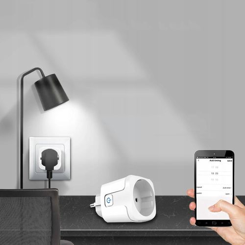 INTELIGENTNA WTYCZKA GNIAZDO SMART Z WATOMIERZEM 230V 20A WIFI na Arena.pl