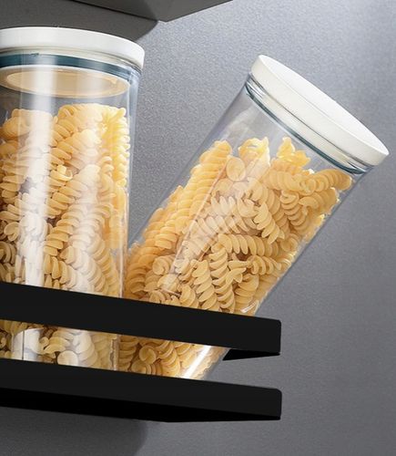 Półka Łazienkowa Wisząca Czarna pod Lustro XL 50cm na Arena.pl