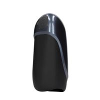 vibrating masturbator sleeve   licorice black