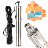 POMPA GŁĘBINOWA 3,5" DEEP 2700 L/H 500W DO STUDNI WODY AUTOMAT 59PRO ZESTAW