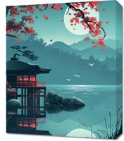 Obraz 50x60cm Japoński Pawilon